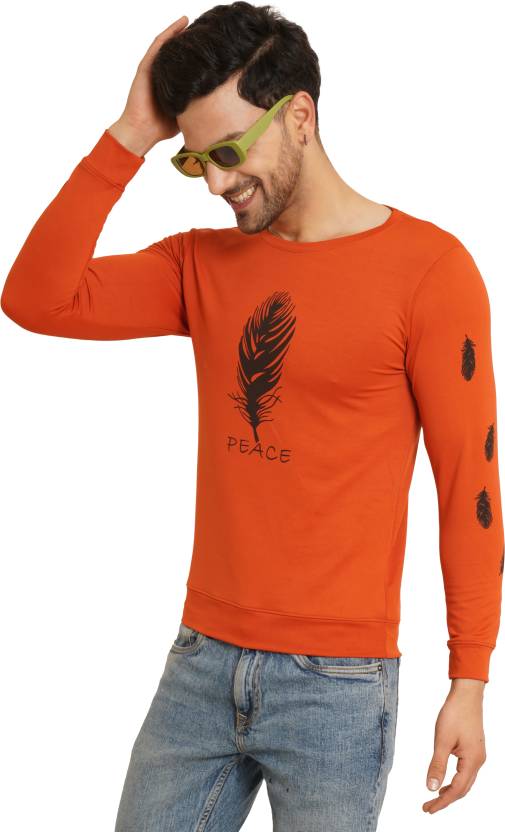Men Colorblock Round Neck Cotton Blend Multicolor T-Shirt